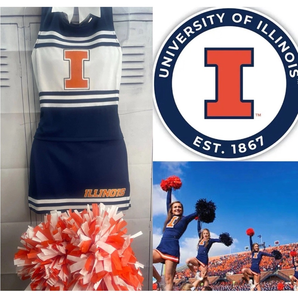 University of Illinois Cheerleader Outfit